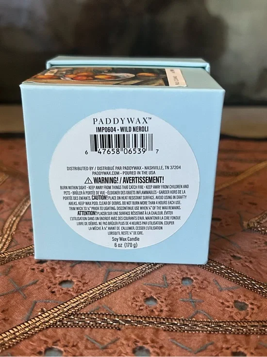 Paddywax Cezanne Wild Neroli - Impressionist 6 oz Candle - Picture 5 of 5